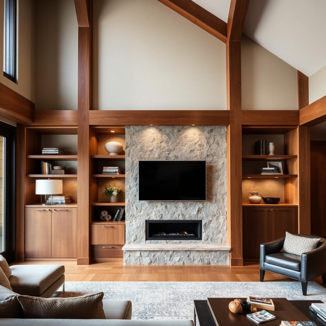 Living room joinery